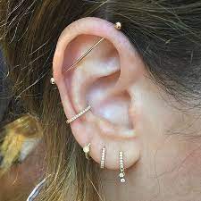 6 155 Likes 68 Comments Maria Tash Maria Tash On Instagram While The Majority Of These Yell Earings Piercings Ear Piercings Industrial Ear Cuff Earings