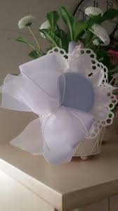 Diadema Azul Y Blanca Con Organza Y Puntilla Diademas Para El Pelo Lazos Para Ninas Diademas Con Cintas