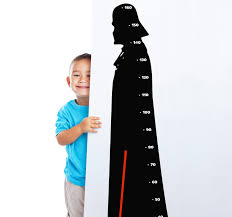 Darth Vader Height Chart Wall Sticker