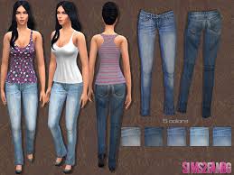 Download sim body texture templates (optional). Sims 4 Female Clothing