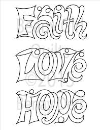 Hope coloring pages are a fun way for kids of all ages to develop creativity, focus, motor skills and color recognition. Hope Faith Love Blocks Digital Version Love Coloring Pages Coloring Pages Name Coloring Pages