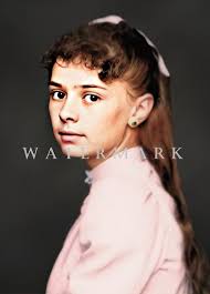 St. Elizabeth van de Drie-eenheid Aangepaste ingekleurde digitale foto  schilderij