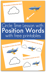 Parenting » smart strategies » kindergarten learning games and activities. Circle Time Lesson About Position Words No Time For Flash Cards