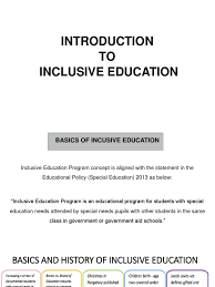 See more of special learning needs malaysia on facebook. Inclusive Education Presentation Special Education Inclusion Education