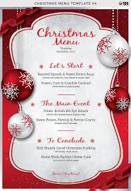 Christmas Menu Template V4 Christmas Invitations Template Christmas Party Invitation Template Free Christmas Invitation Templates