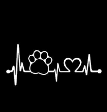 Dog Cat Paw Print Car Decal Sticker Motorcycle Rv Laptop Cat Paw Print Dog Stickers Pet Paw Print