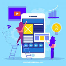 Download App Development Concept With Flat Deisng For Free Mobile App Development Mobile App Development Companies App Development Companies