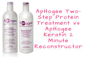 Protein treatment for damaged hair and protein treatment for curly hair. Aphogee Two Step Protein Treatment Vs Aphogee Keratin 2 Minute Reconstructor