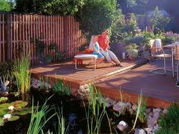 Teich An Der Terrasse Terrasse Holz Gartenmobel Sets Teich