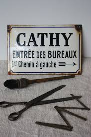 Dormir Chez Ninon Plaque Emaillee Deco Vintage Industriel Plaque Emaillee Ancienne