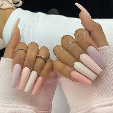 Long nail lovers, keep it up, long nails are definitely on trend now! 65 Best Coffin Nails Short Long Coffin Shaped Nail Designs For 2021