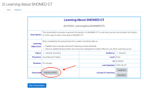 Download our handouts and brochures. Snomed Ct E Learning Course Guide Handouts