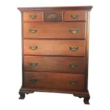 Antique American Kling Solid Wood Tall Dresser Tall Dresser Solid Mahogany Solid Wood