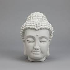 Cabeça buda branco 15x20x25