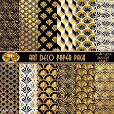 Black And Gold Art Deco Art Deco Papier Pack 12 X 12 Fonds Numerique Art Deco Papier Etsy In 2020 Art Deco Pattern Art Deco Wallpaper Art Deco Design