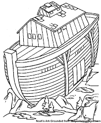 This is also a great story for children to learn about god's promises, as after the flood he places a rainbow in the sky and vows to never again flood the entire world. Noah Ark Coloring Page Coloring Home