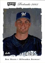 Amazon.com: 2003 Playoff Portraits #103 Ben Sheets MLB Baseball Trading  Card : Collectibles & Fine Art