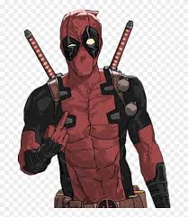 Draw a trim around the outer shapes of the mask like so, then draw more stitch lining on the shoulder to complete the drawing. Television Superhero Show Movie Others Deadpool Drawing Deadpool Showing Middle Finger Clipart 3017008 Pikpng