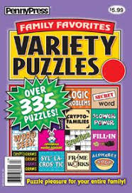Magazines include back issues of various dell and penny press variety puzzle magazines, as well as a few specialized sudoku, logic, math, and crossword puzzle books. Our Products Penny Dell Puzzles Family Favorites Logic Problems Penny