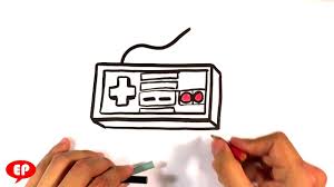 How To Draw A Nintendo Controller Cartoon Easy Pictures To Draw Easy Pictures To Draw Simple Cartoon Pictures To Draw
