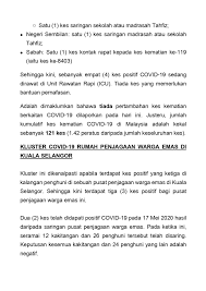 Sembilan (9) kes daripada kluster baharu iaitu kluster kube. Bernama Tv On Twitter Kenyataan Akhbar Situasi Semasa Jangkitan Covid 19 Pada 15 Jun 2020 1 2