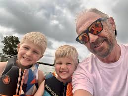 Yearinreview An Amphicar splash in with Emmett and Jack