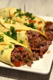 Minced Beef Egg Burritos Dish By Dish Mexican Food Recipes Recipes Enchiladas Verdes