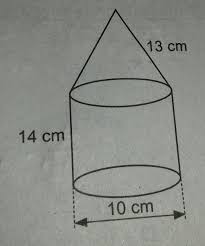 Bangun pada gambar berikut dibentuk oleh kerucut dan tabung jika ii 22 7 maka luas permukaan brainly co id. Gambar Berikut Adalah Bangun Uang Dibentuk Oleh Kerucut Dan Tabunghitunglah A Tinggi Brainly Co Id