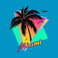 And so its the same color scheme as the court logo in the picture below. Miami Vice By Flocks