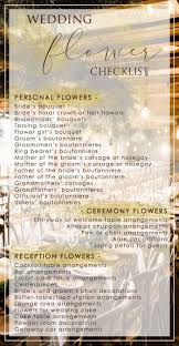 Wedding Flower Checklist Wedding Flowers Wedding Advice Wedding Wishes