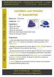 Tupperware Vacherin Aux Fraises Et Mascarpone Recette Tupperware Recette Tuperware Tupperware