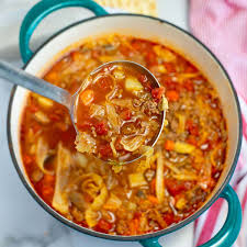 Ground Beef and Cabbage Soup