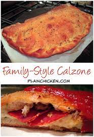 Family Style Calzone Food Calzone Recipe Recipes