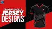Download Esports Jersey Design Tutorial Yellow Images Mockup Youtube PSD Mockup Templates