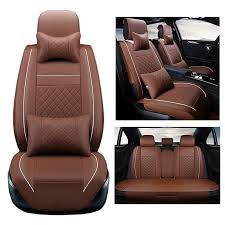 Car Seat Covers Leather Ice Silk Universal For Toyota Ford Vw Citroen C4 Peugeot 307 Suv Suzuki Audi Benz Leather Car Seat Covers Car Seats Car Seat Cover Sets