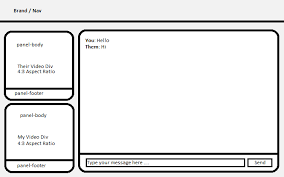 Keep Aspect 4 3 Ratio Scale Video Div On A Chat App Using Bootstrap Stack Overflow