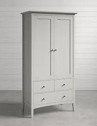 Hastings Grey Double Wardrobe M S Double Wardrobe Grey Bedroom Furniture Grey Wardrobe