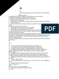 What is the normality?a beaker contains 75.6 grams magnesium oxide (mgo) in 175 ml of solution, calculate the molarity?how to prepare 500ml of a to measure the concentration of magnesium ion in a solution an analyst took 50 ml of the solution and added sodium hydroxide solution until no. Solutions Molar Concentration Solution