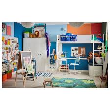 The side pockets come in handy for all great fit for closeteleanor03i purchased two of these hanging storage compartments for my closet. Vitval Loft Bed Frame With Desk Top White Light Grey Ikea