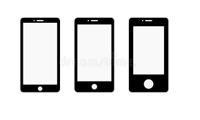 Black And White Mobile Phone Icon Android Mobile Phone Cell Phone Icon Illustration Of Android Touch Screen Mob Sponsored Illustration Icon Touch And Phone Mobile Phone Cell Phone