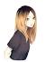 Galaxy Anime Girl With Ombre Hair