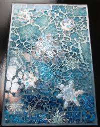 Snowfall My Exchange Piece For Masgo Glass Mosaic Art Mosaic Glass Mosaic Art