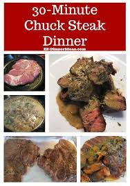 In contrast, most other chuck. Quick Beef Chuck Steak Recipe Easy 30 Minute Dinner Idea Chuck Steak Recipes Steak Dinner Chuck Steak