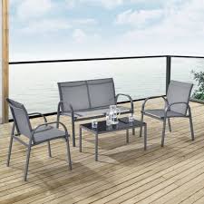 Gartenmobel set aus holz spektakuläre inspiration gartenmöbel set von gartenmöbel set holz mit bank photo En Casa Gartenmobelset 4 Tlg Gagra Sitzgruppe Tisch Mit 2 Stuhlen Und Bank Hellgrau Online Kaufen Otto