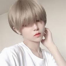 wig girl short straight wig Lisa's same ear-dyed wig clavicle hair bobo  head natural full head wig