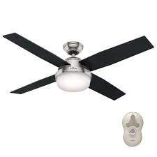 Enjoy free shipping on most orders. Indoor Brushed Nickel Ceiling Fan Light Dempsey 52 In Led Bedroom Living Room Ebay