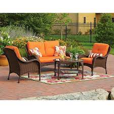 Replacement Cushions For Patio Sets Sold At Walmart Garden Winds Inside Walmart Cushio Patio Furniture Cushions Outdoor Furniture Cushions Fire Pit Furniture
