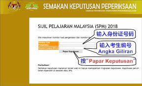 Tulis nombor kad pengenalan atau nombor surat beranak dan angka giliran kamu pada petak yang disediakan. åœ¨çº¿æŸ¥è¯¢å¤§é©¬æ•™è‚²æ–‡å‡­ Spm è€ƒè¯•æˆç»© Malaysia Diy Info