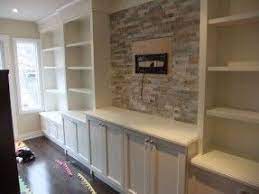 Furniture White Varnished New Built In Wall Units With Open Racks Also Tv Center Storage As Media R Family Room Walls Built In Wall Units Living Room Built Ins