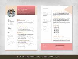 Title it and date it with the current month and year. Personal Profile Design In Editable Ms Word Format Used To Tech